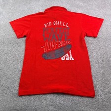 Polo Lucky Brand uomo XL rossa