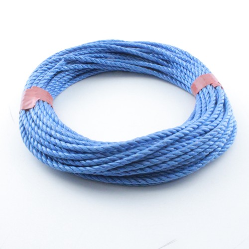 Blu poly corda rotoli 6mm - in,