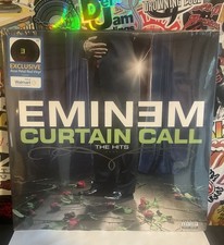 EMINEM Curtain Call The Hits NEW 2LP ROSE PETAL RED VINYL W/HYPE STICKER 