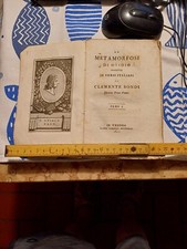 libro antico LE METAMORFOSI DI