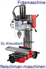 Holzmann fresatrice BF16V guida a coda di rondine del tavolo a croce + testa di foratura