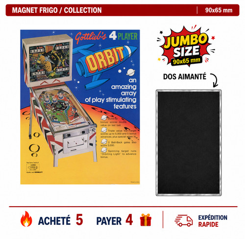 Magnet frigo orbit 90x65 - magnet,