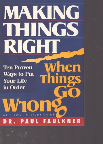 Making things right when - right,