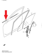 Listwa zgarniająca drzwi