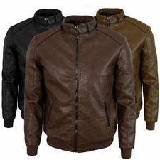 Giubbotto Uomo Pelle PU