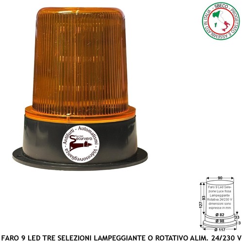 Lampeggiatore led luce - lampeggiatore, 9