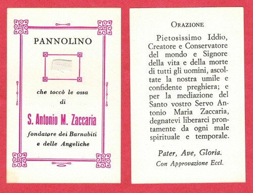 Santino reliquia antonio - santino,