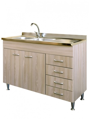 Mobile cucina due - ante, con