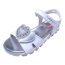 Sandalo bianco con decorazione