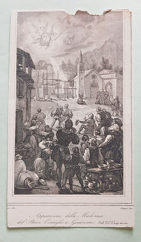Stampa epoca apparizione - d'epoca,