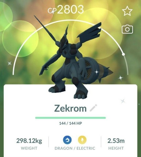Shiny zekrom t - ✨, c