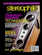 Stereophile Magazine MARCH 2003 Dynaudio's Confidence Speaker, SME's Model 30/2