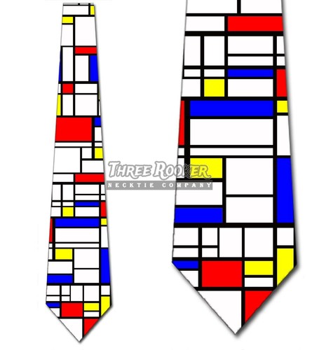 Cravatta piet mondrian - piet,