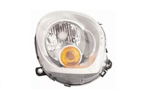 FARO FANALE PROIETTORE ANTERIORE DX H4 PER MINI COUNTRYMAN R60 DA 2010 ARANCIONE