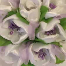 Wedding BOUQUET , bouquet damigelle. Fiori tulipano realizzati a mano in raso