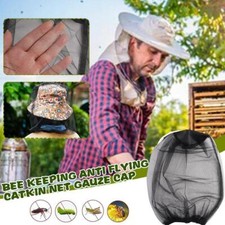 Midge Zanzariera Insetto Cappello Insetto Rete Testa Protezione Viso Viaggio Nicem F2W9