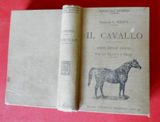 manuale hoepli IL CAVALLO, 1909, 131 figure + 3 tavole, 700 pag, buono stato