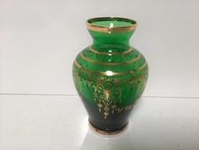 Vintage MuranoEmerald Vase