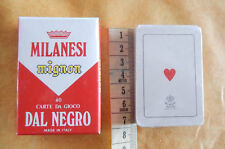 Milanesi mignon 40 carte da gioco Dal Negro scopa briscola collezionismo cards