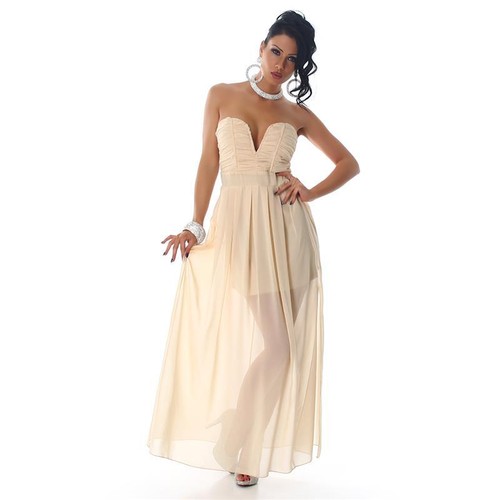Elegante senza spalline - spalline, fascia