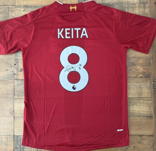 Maglia home firmata naby keita - firmata,