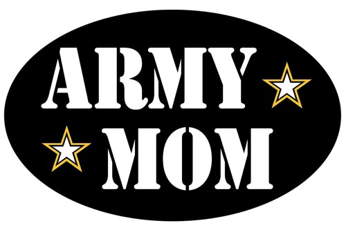 Adesivo mamma militare