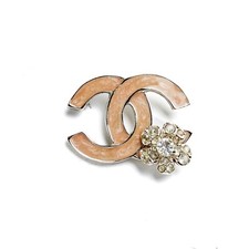 Spilla Chanel 2004 CC argento
