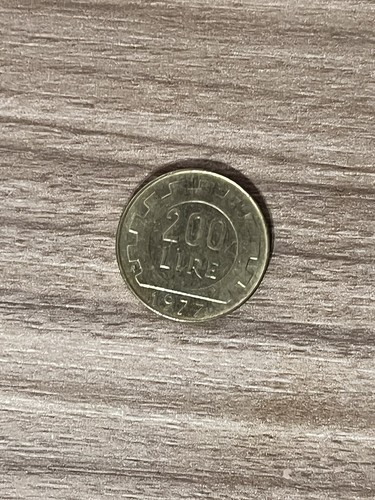 200 lire 1977 pezzo - 200, unico