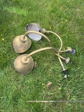 Lampada insegna vintage ottone