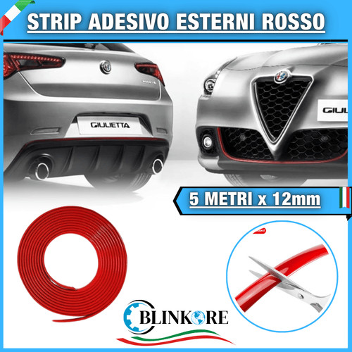 Profilo adesivo rosso - profilo,