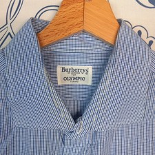 CAMICIA A QUADRETTI BURBERRYS OF LONDON © FOR OLYMPIC MADE IN FRANCE BIG SIZE 