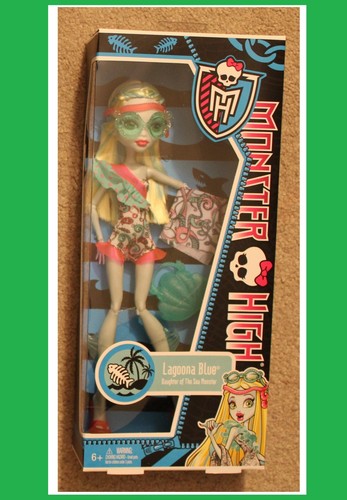 Bambola base monster high - monster, swim