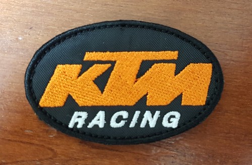Ktm racing patch toppa - patch, ovale