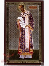 Icona cristiana in legno di