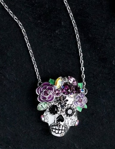Collana teschio zucchero - collana,