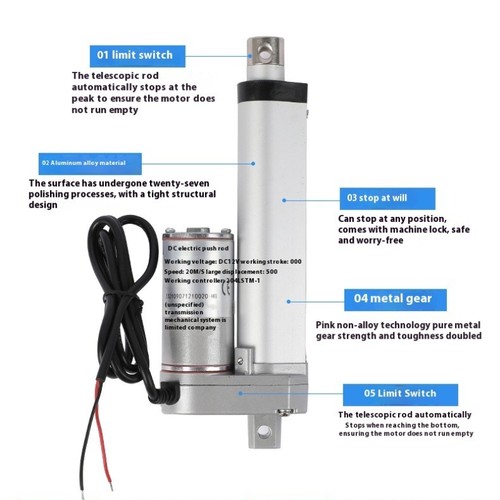 Attuatore lineare elettrico - attuatore,