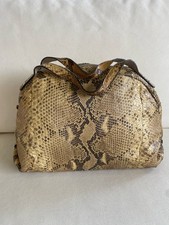 Borsa a mano in pitone Ape