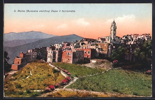 Cartolina bussana vecchia - cartolina,