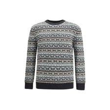 Brooksfield Multicolor Wool Sweatshirt IT46-S Men Sweaters
