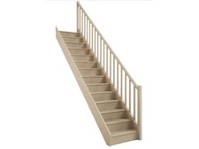 Scala in Abete massello a 14 gradini compresa di corrimano