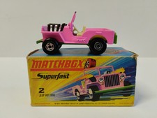 Matchbox Superfast Lesney jeep Hot Rod dragster scala 1:64Made in England.