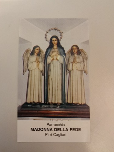 Madonna della fede holy card - fede,,