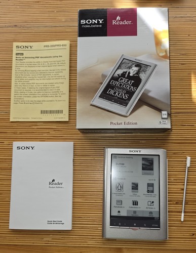 Sony pocket edition - sony, e-reader