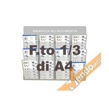 Espositore parete di a4 - 1/3,
