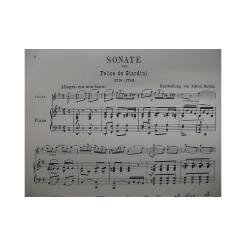 Giardini sonata violino piano - sonata,