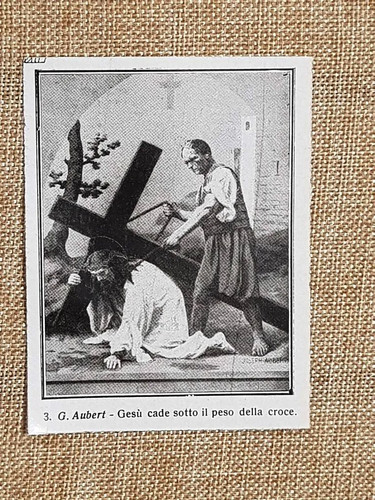 Gesù cade sotto - , peso