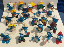 Lotto 23 Puffi Smurfs vari misti - Originali vintage anni 80-90