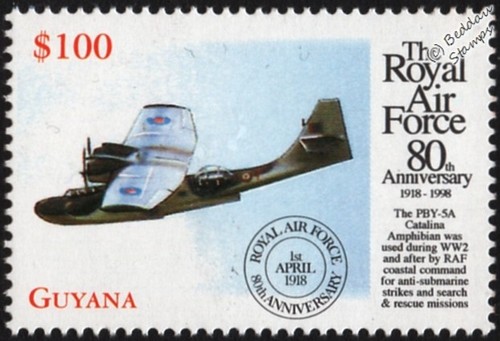 Francobollo aereo barca - francobollo,