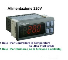 Termostato Termoregolatore Regolatore temperatura   con Funzione sbrinamento