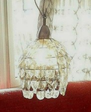 Lampadario vintage metallo a